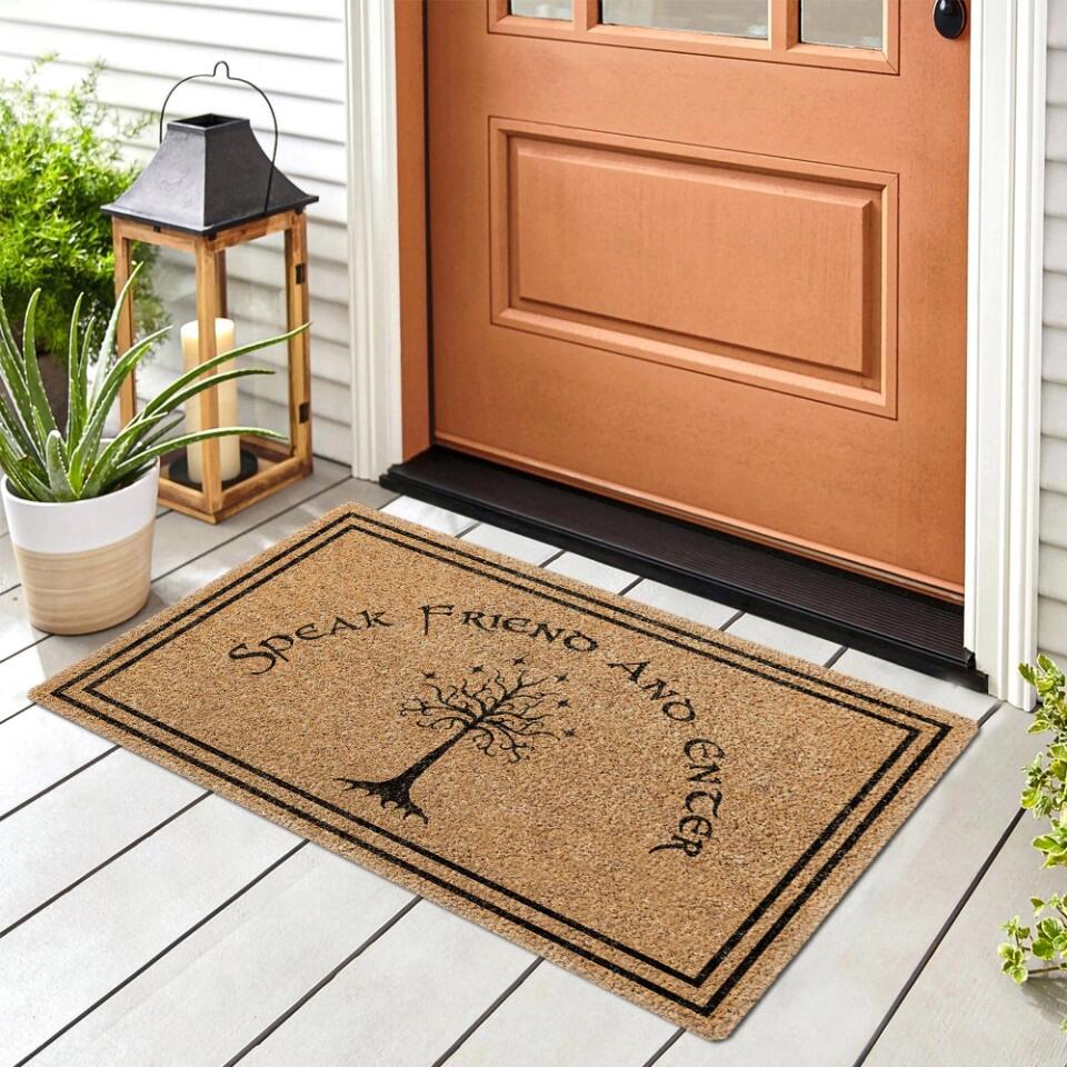 Funny Doormat - Speak Friend and Enter - Movie Door Mats - Funny Gift for Friends - Front Door Decor - Image 7