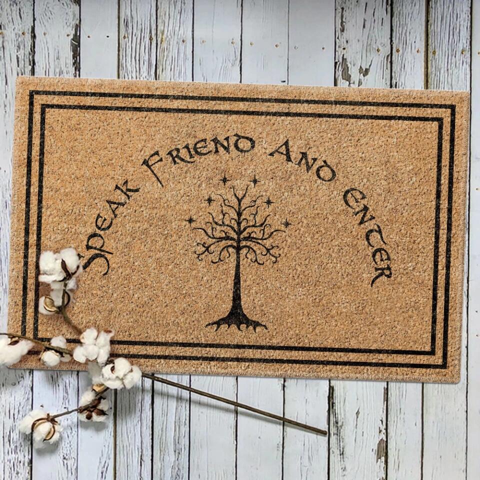 Funny Doormat - Speak Friend and Enter - Movie Door Mats - Funny Gift for Friends - Front Door Decor - Image 8