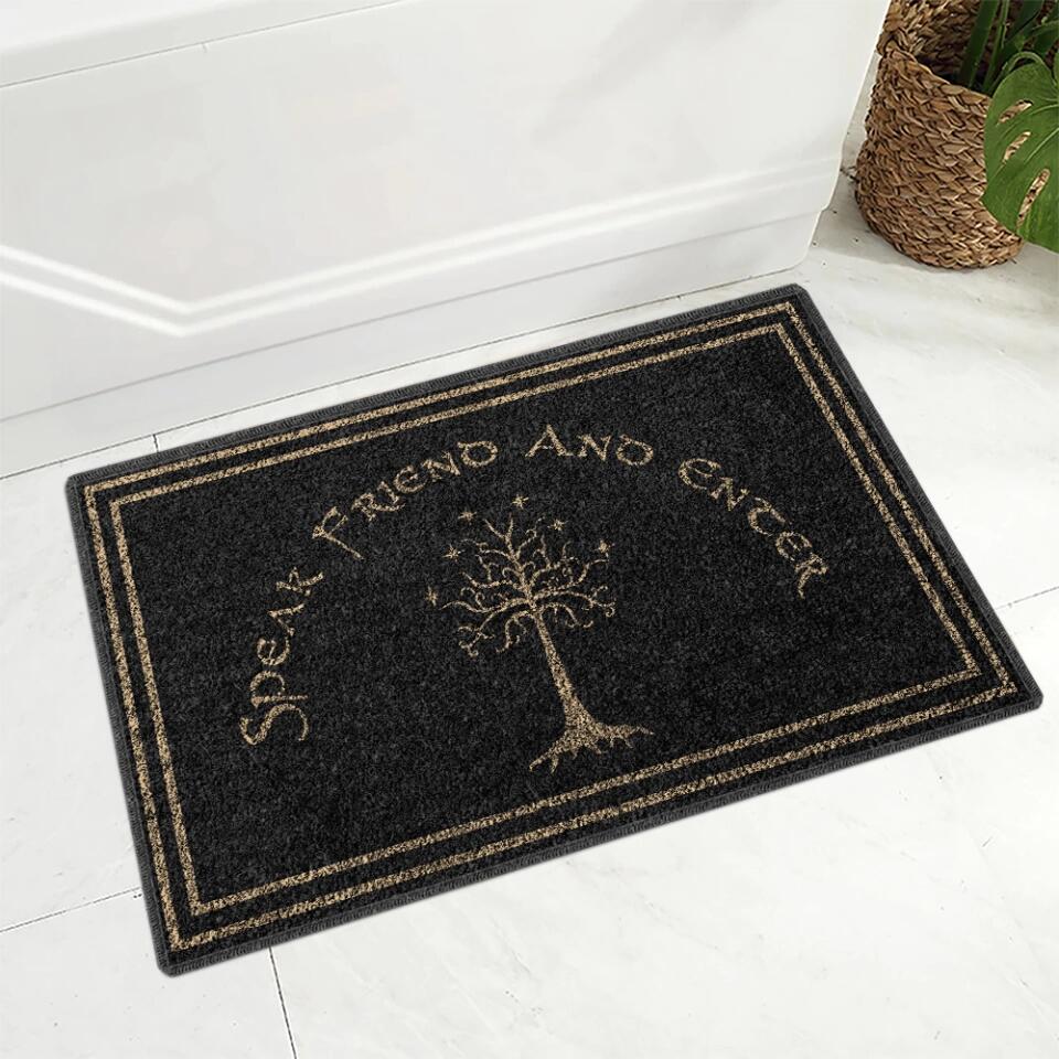 Funny Doormat - Speak Friend and Enter - Movie Door Mats - Funny Gift for Friends - Front Door Decor - Image 9