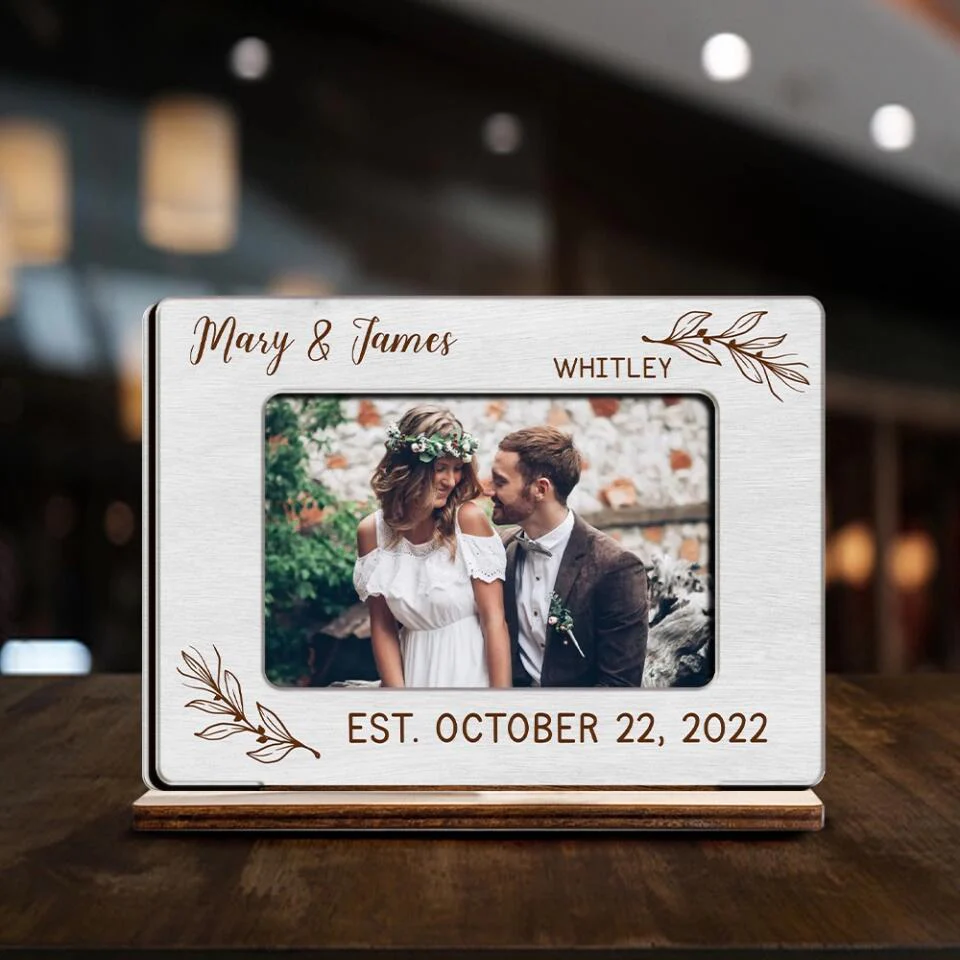 Special Home Decor Couple Goals - Personalized Upload Photo Choose The Background Wooden Plaque - Best Gift For Couple For Him/Her On Anniversary - 212IHPNPWP675 - Image 7