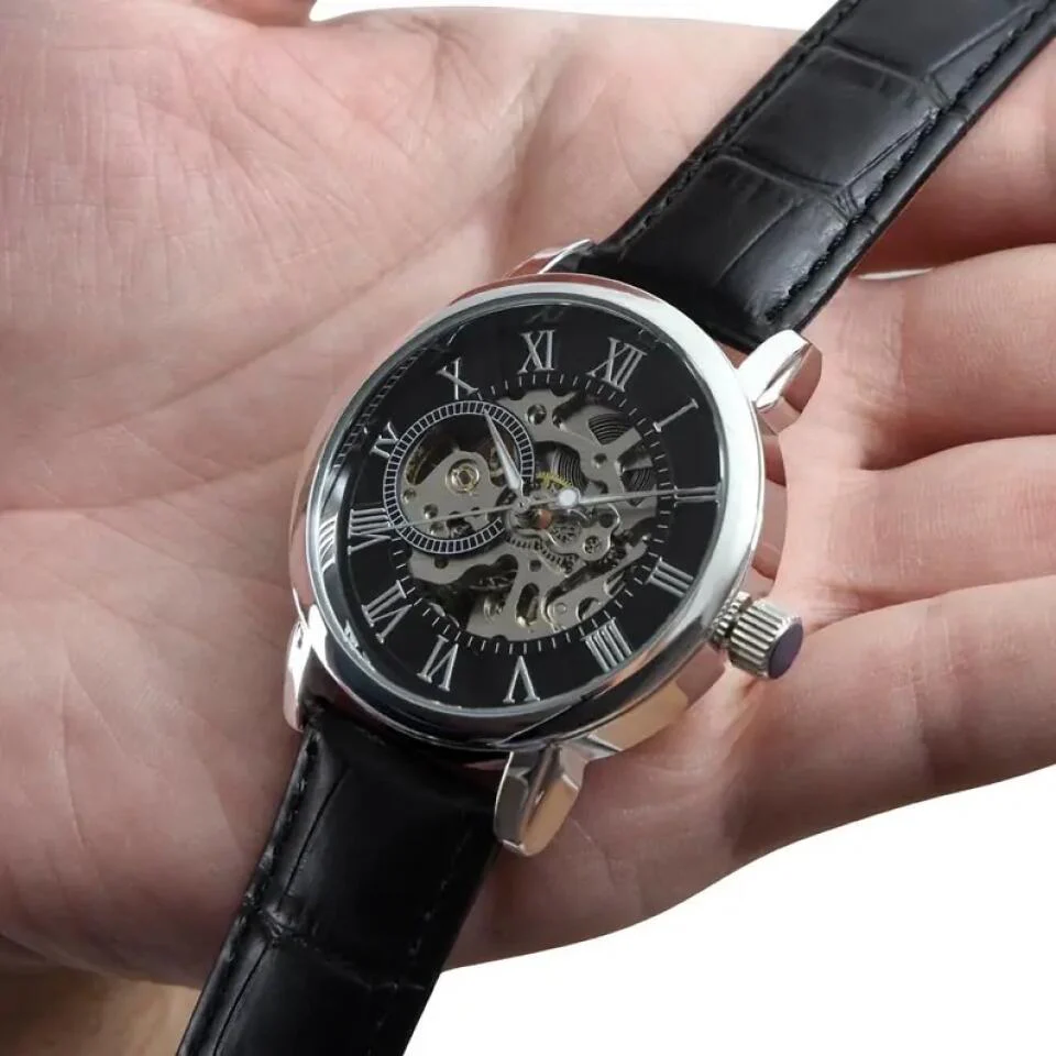 Stars Above On Your Birthday - Personalized Luxury Men's Watch - Image 5