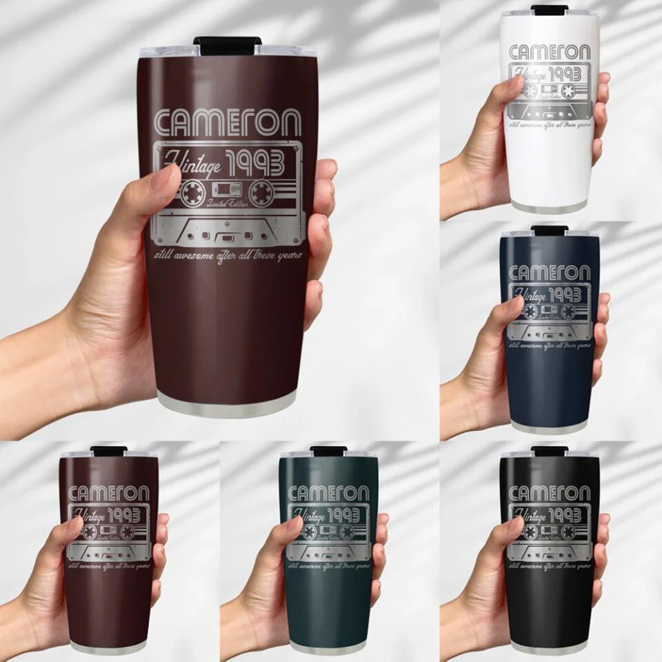 Vintage Limited Edition, Still Awesome After All These Years - Personalized Tumbler - Image 5