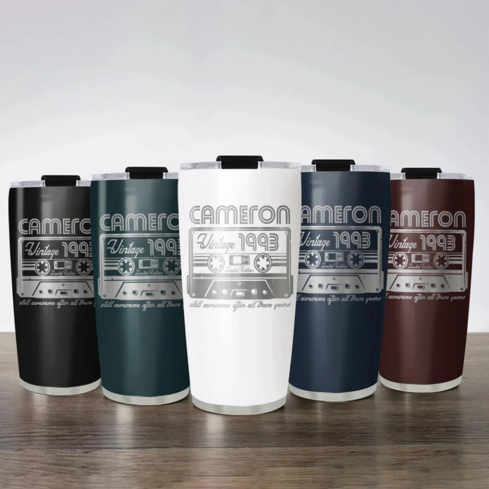 Vintage Limited Edition, Still Awesome After All These Years - Personalized Tumbler - Image 8