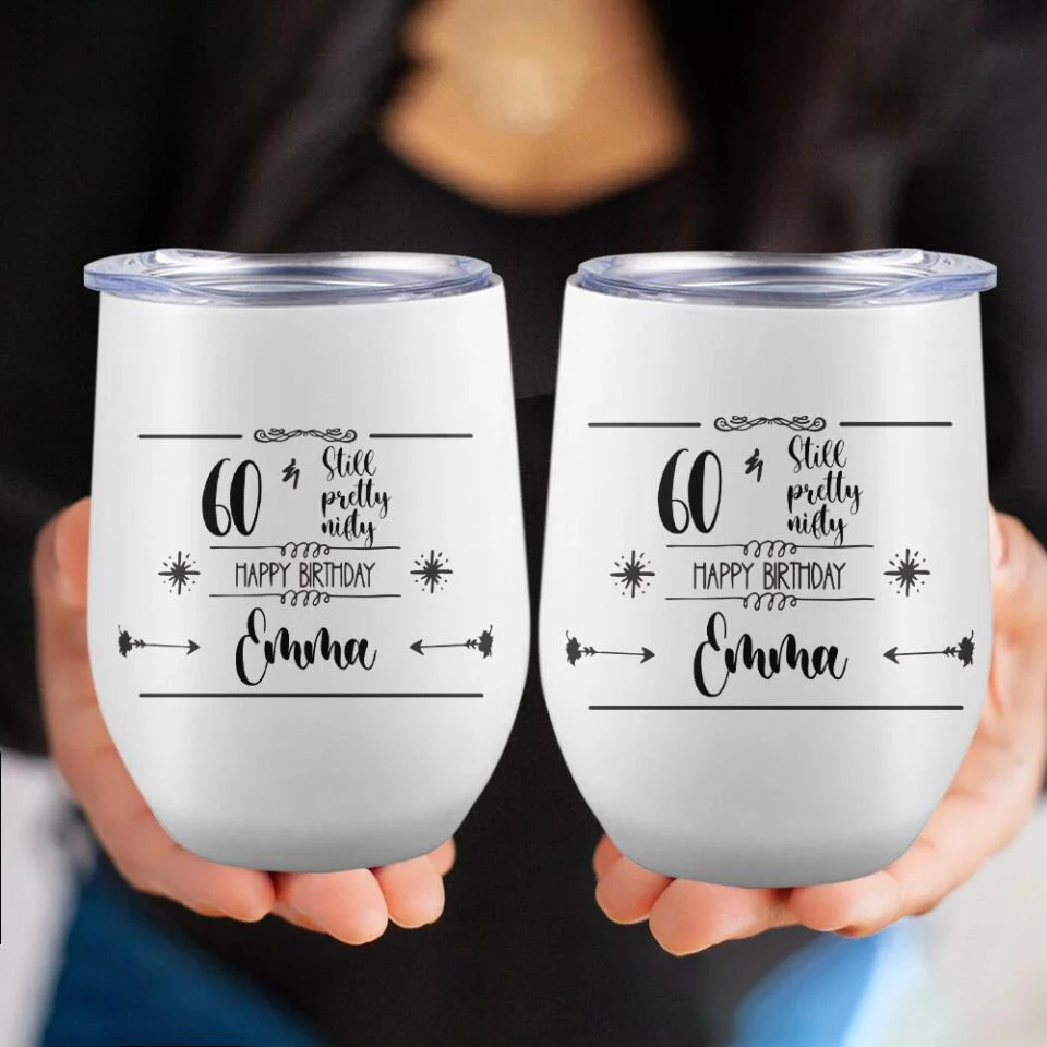Still Pretty Nifty Happy BirthdayPersonalized Tumbler - Image 4
