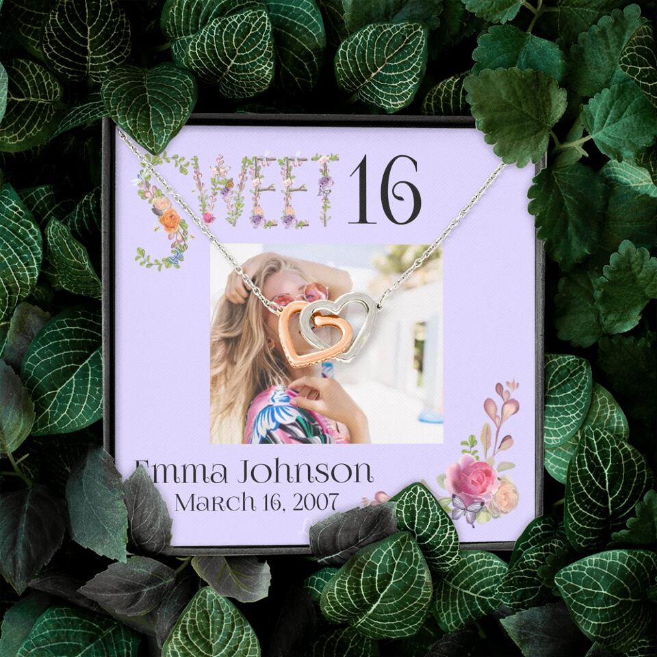 Sweet 16 - Personalized Necklace - Custom Name & Age - 16th Birthday Gift for Daughter - Image 20