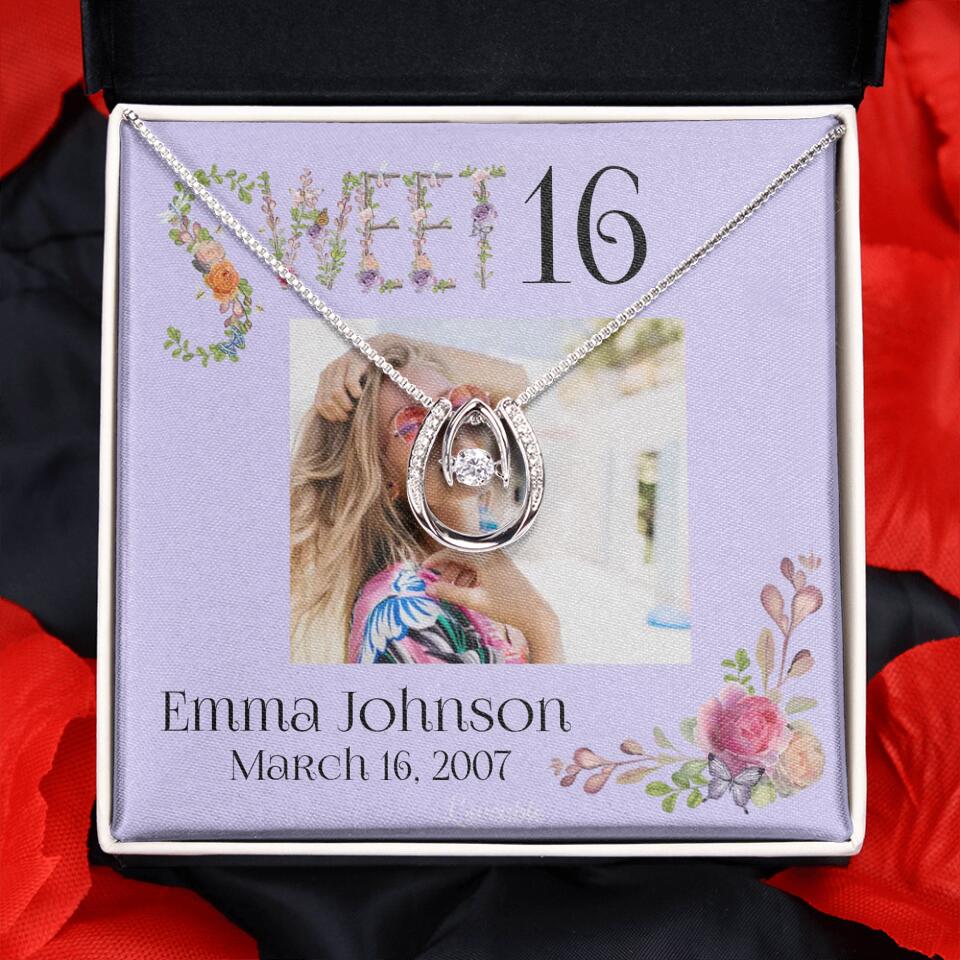 Sweet 16 - Personalized Necklace - Custom Name & Age - 16th Birthday Gift for Daughter - Image 51