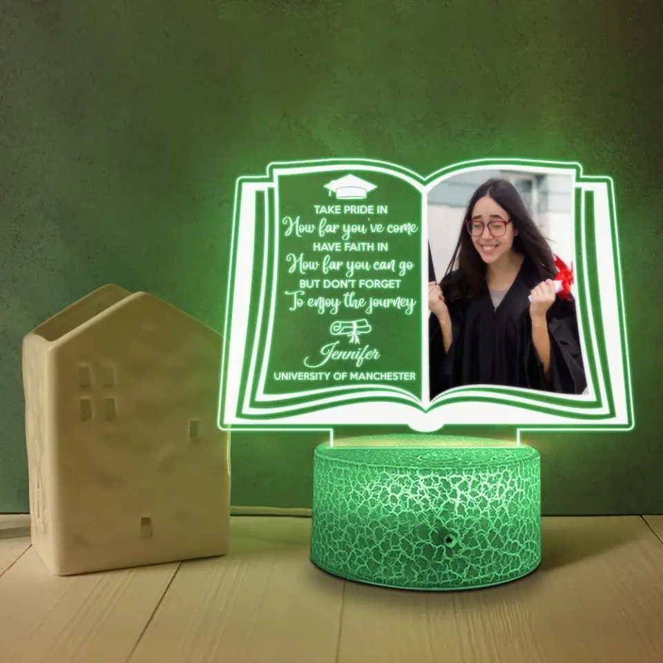 Take Pride In How Far You've Come Personalized Led Light - Image 4
