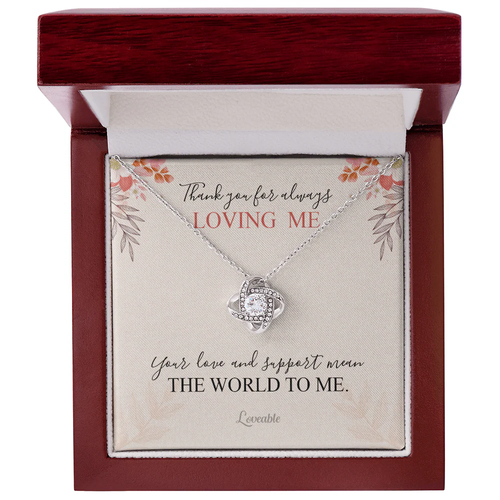 Thank you for always Loving Me - Personalized Necklace - Image 4