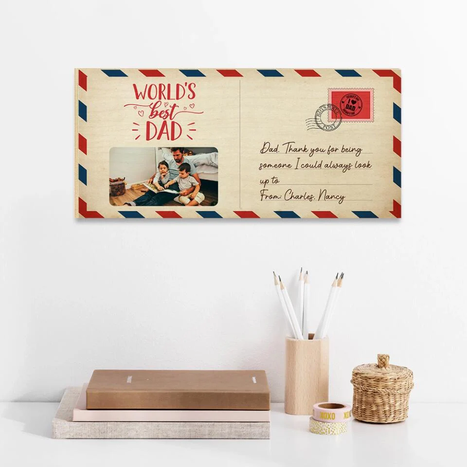 World Best Mom/Dad, Thank You for Being Someone - Personalized Wooden Sign - Birthday Gift for Mommy Daddy - Image 6