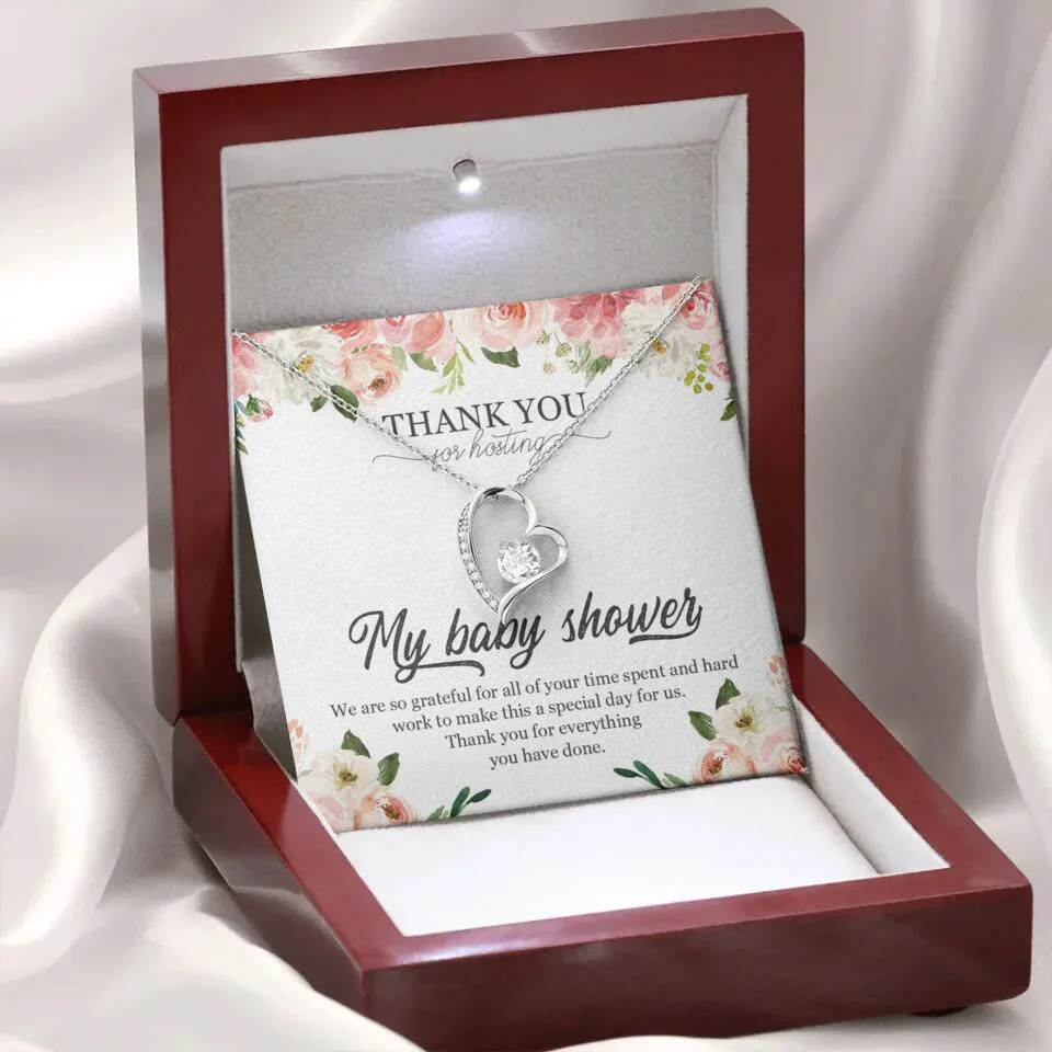 Thank You for Hosting My Baby Shower Special Necklace Appreciation Gift - Image 25