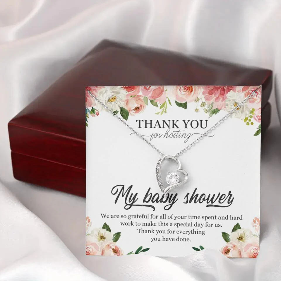 Thank You for Hosting My Baby Shower Special Necklace Appreciation Gift - Image 27