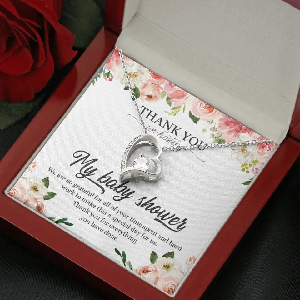 Thank You for Hosting My Baby Shower Special Necklace Appreciation Gift - Image 28