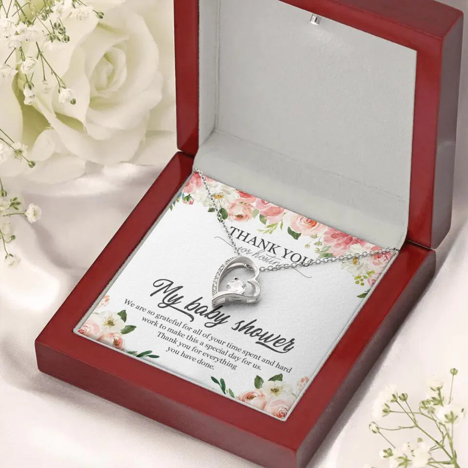 Thank You for Hosting My Baby Shower Special Necklace Appreciation Gift - Image 29