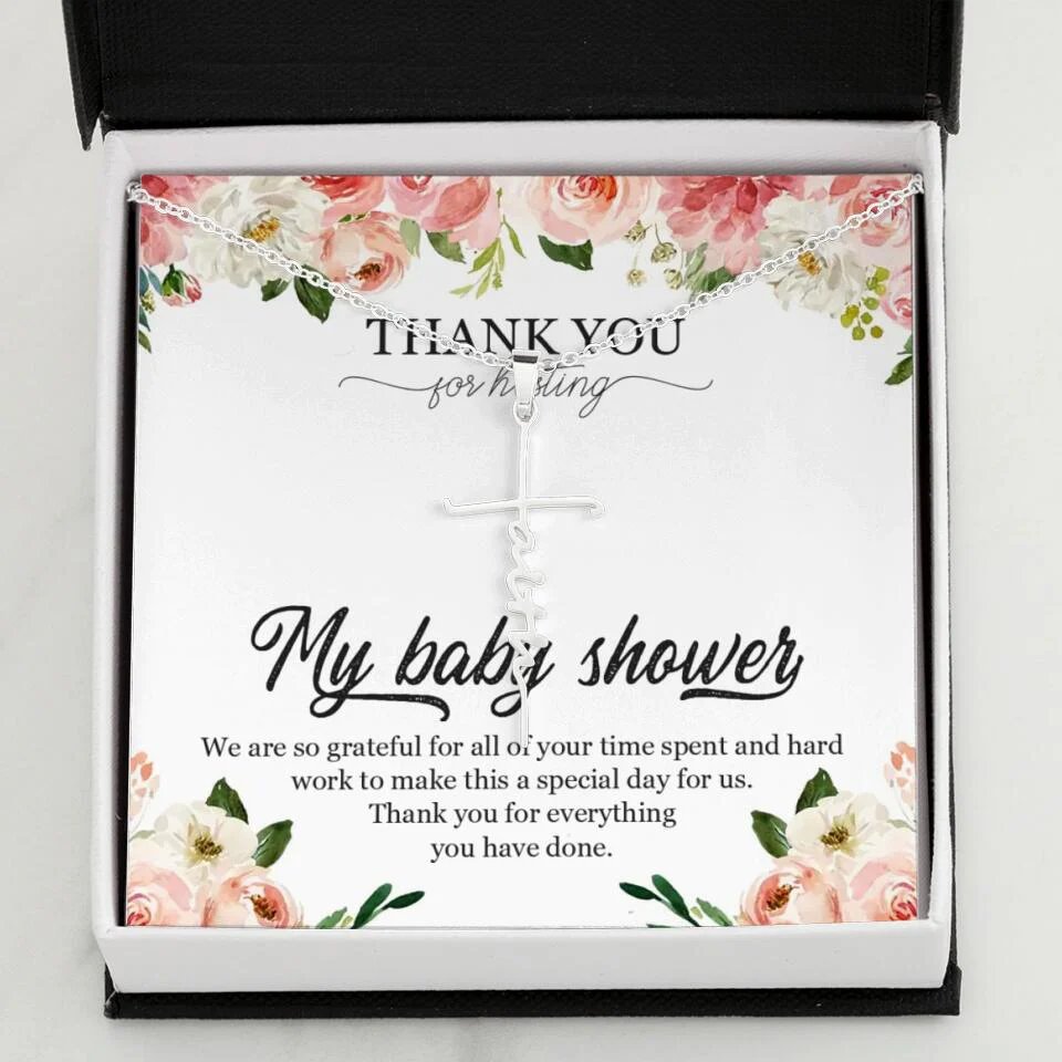 Thank You for Hosting My Baby Shower Special Necklace Appreciation Gift - Image 32