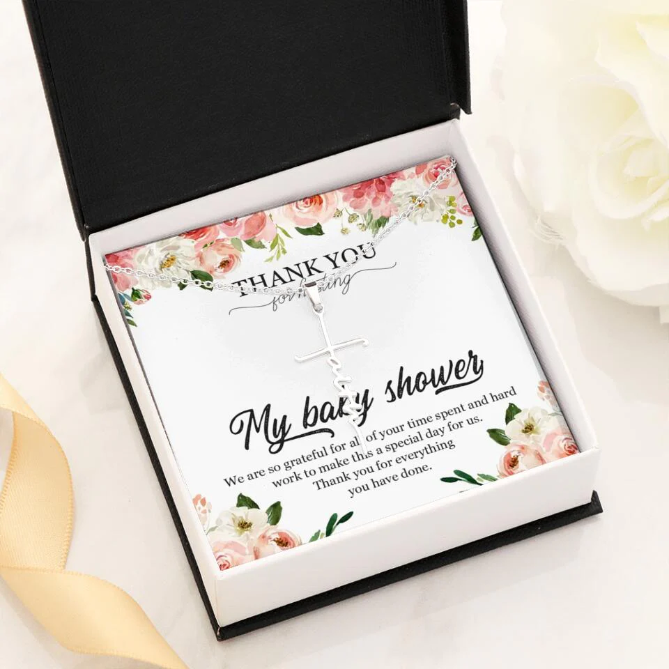 Thank You for Hosting My Baby Shower Special Necklace Appreciation Gift - Image 33