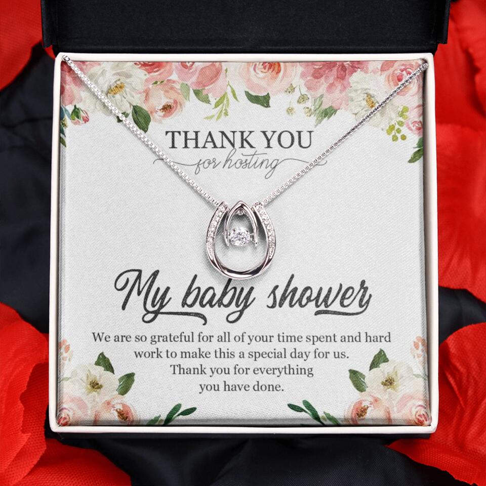 Thank You for Hosting My Baby Shower Special Necklace Appreciation Gift - Image 39