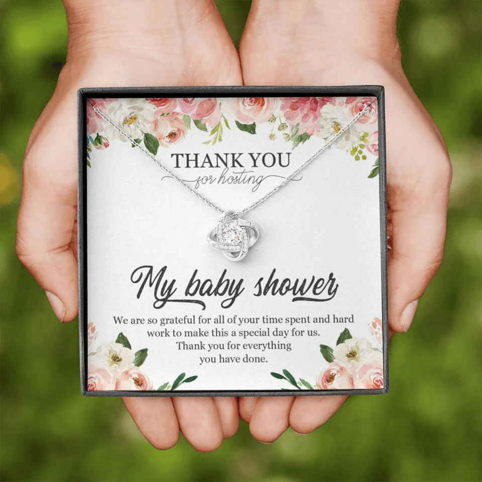 Thank You for Hosting My Baby Shower Special Necklace Appreciation Gift - Image 5