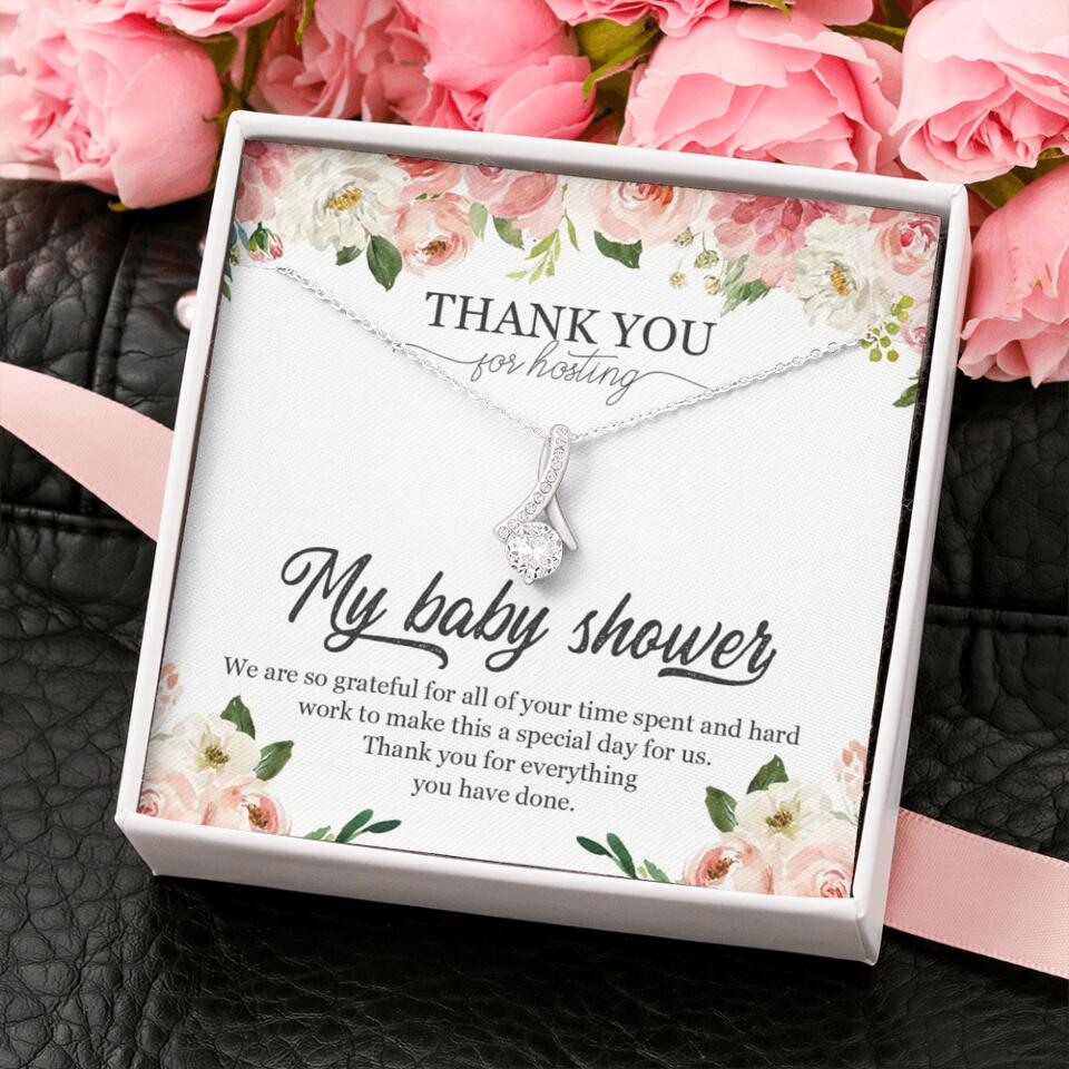 Thank You for Hosting My Baby Shower Special Necklace Appreciation Gift - Image 50