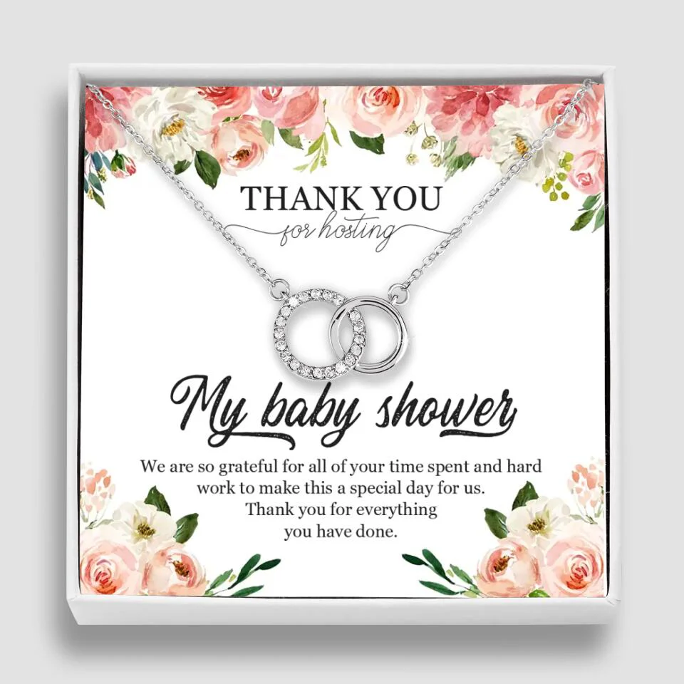 Thank You for Hosting My Baby Shower Special Necklace Appreciation Gift - Image 51