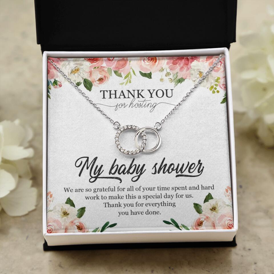 Thank You for Hosting My Baby Shower Special Necklace Appreciation Gift - Image 52