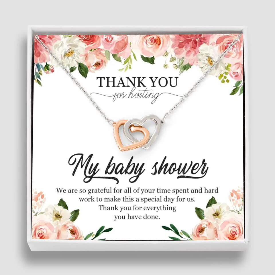 Thank You for Hosting My Baby Shower Special Necklace Appreciation Gift - Image 55