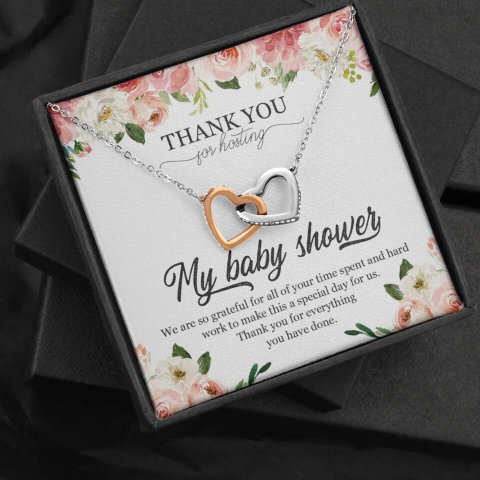 Thank You for Hosting My Baby Shower Special Necklace Appreciation Gift - Image 56