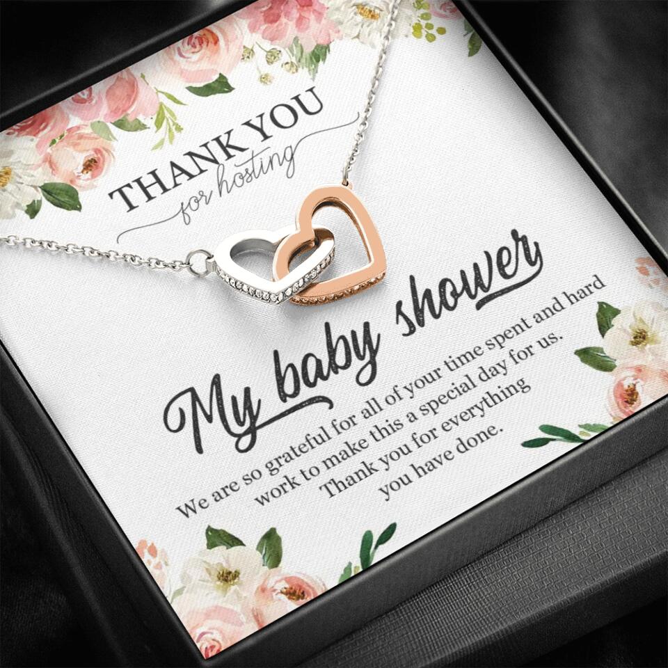 Thank You for Hosting My Baby Shower Special Necklace Appreciation Gift - Image 57