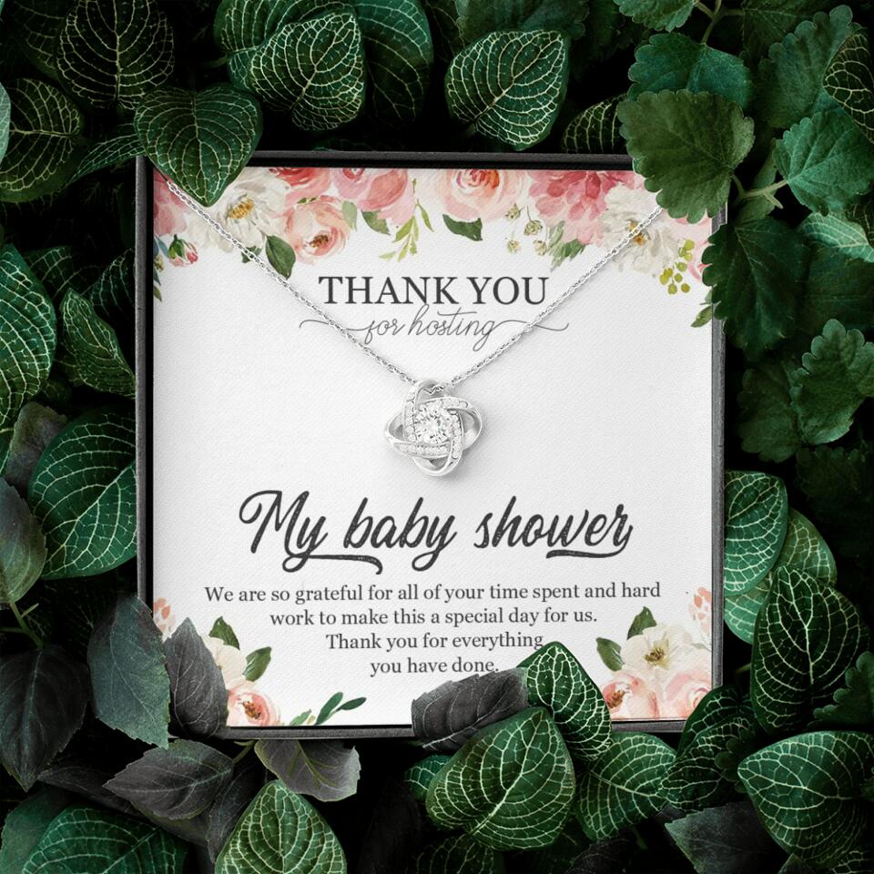 Thank You for Hosting My Baby Shower Special Necklace Appreciation Gift - Image 6