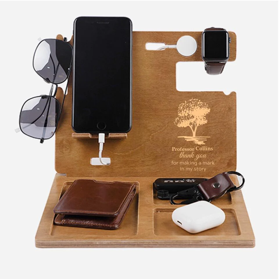 Professor Thank You for Making a Mark in My Story - Personalized Dock Station - Appreciation Gift for Professors - Image 3
