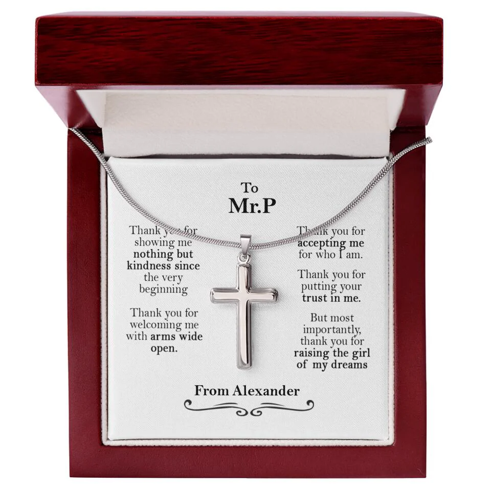 Thank You For Showing Me Nothing - Personalized Necklace - Gift for Man