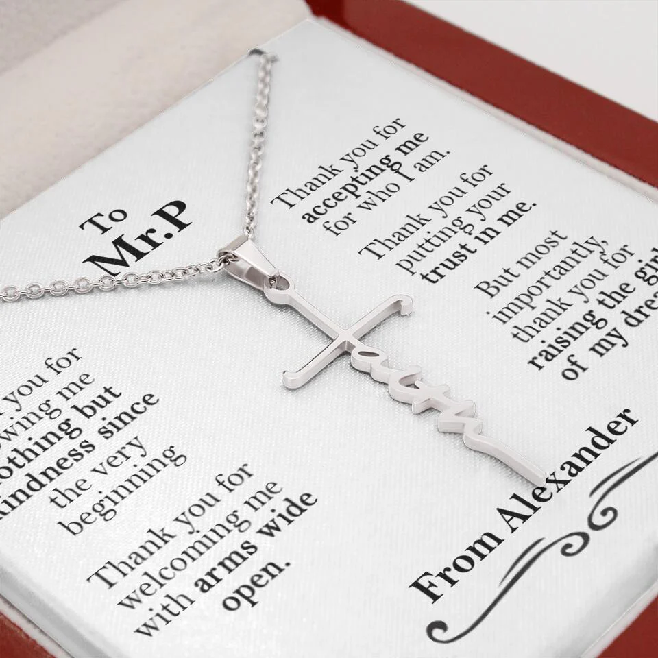 Thank You For Showing Me Nothing - Personalized Necklace - Gift for Man - Image 10