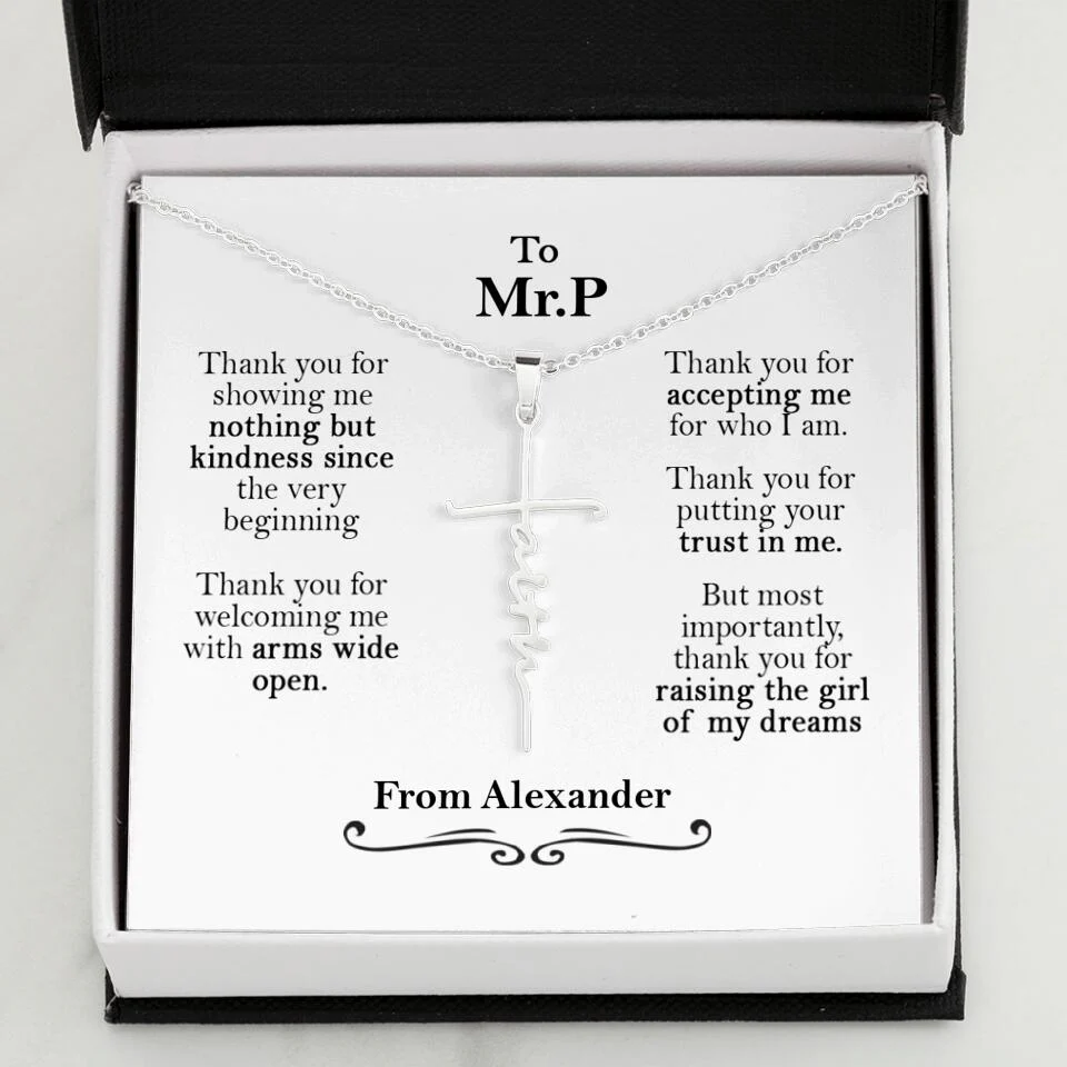 Thank You For Showing Me Nothing - Personalized Necklace - Gift for Man - Image 13
