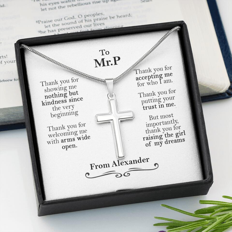 Thank You For Showing Me Nothing - Personalized Necklace - Gift for Man - Image 7