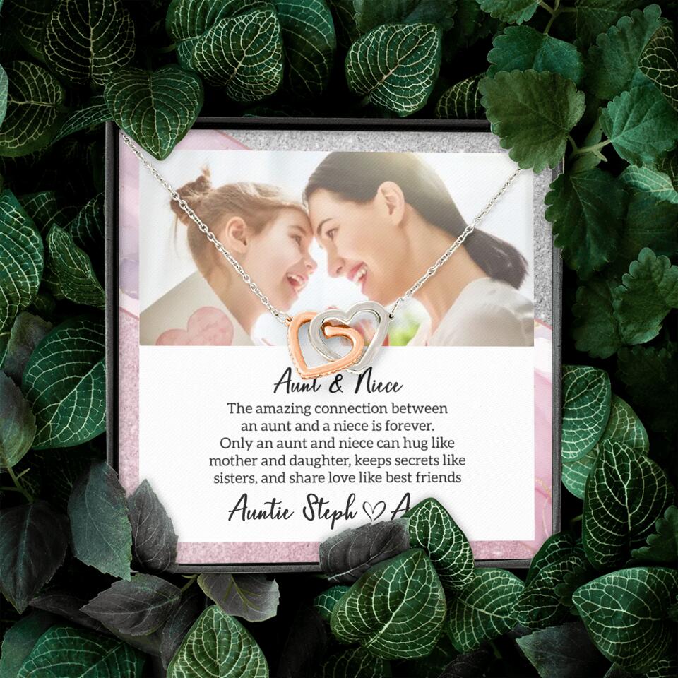 The Amazing Connection Between an Aunt and a Niece is Forever Personalized Necklace Gift for Niece - Image 14