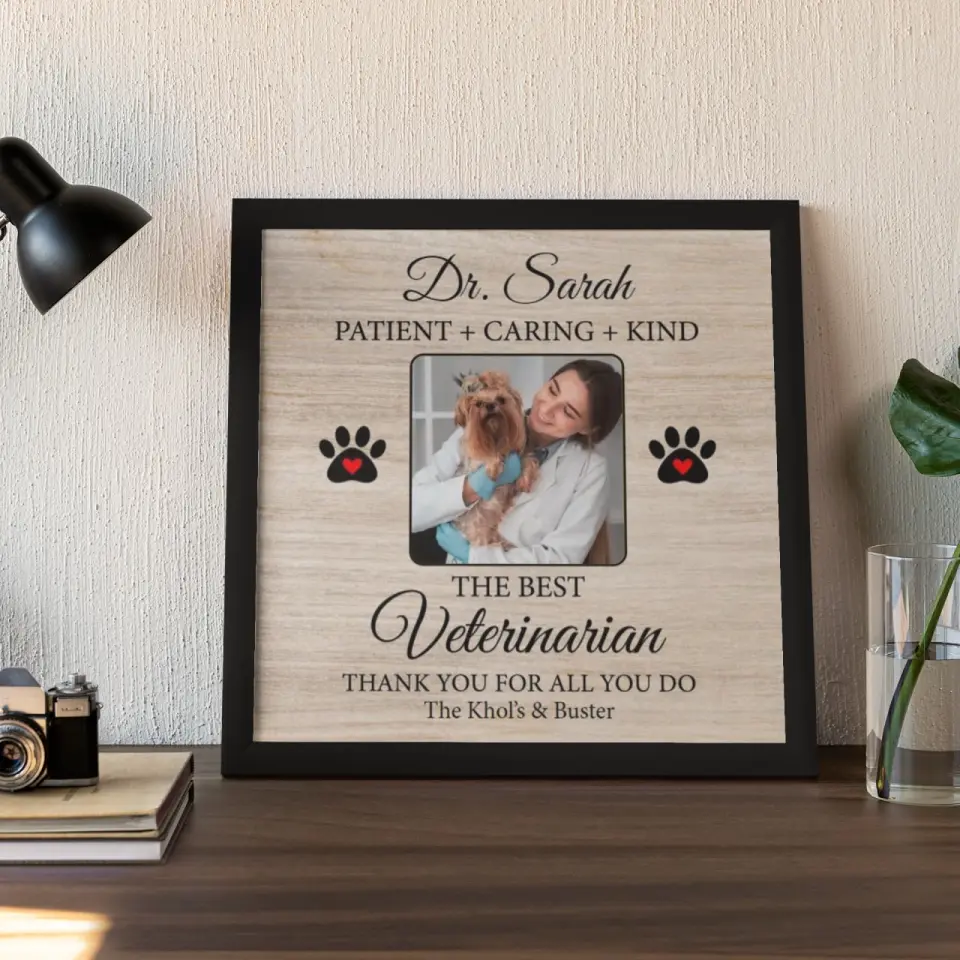 The Best Veterinarian Patient Caring Kind - Custom Canvas Poster - Anniversary Gift For Veterinarian - Image 10