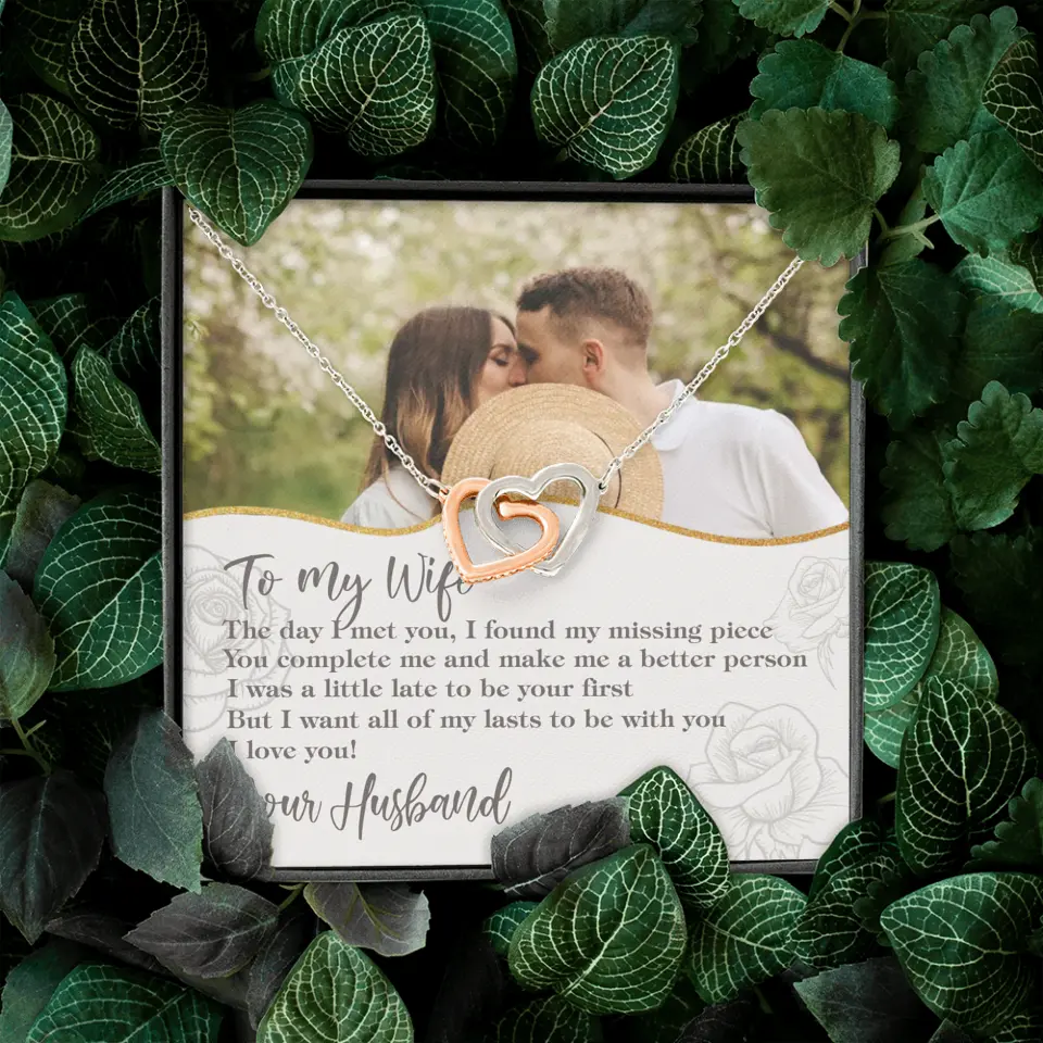 Personalized Valentine Gifts - The Day I Met You, I Found My Missing Piece Personalized Necklace - Image 16