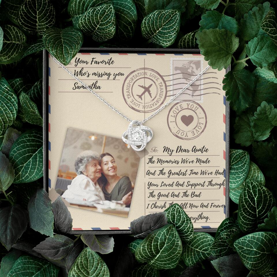 The Letter The Memories We've Made Custom Necklace Gifts For Mom Grandma Aunt - Image 31