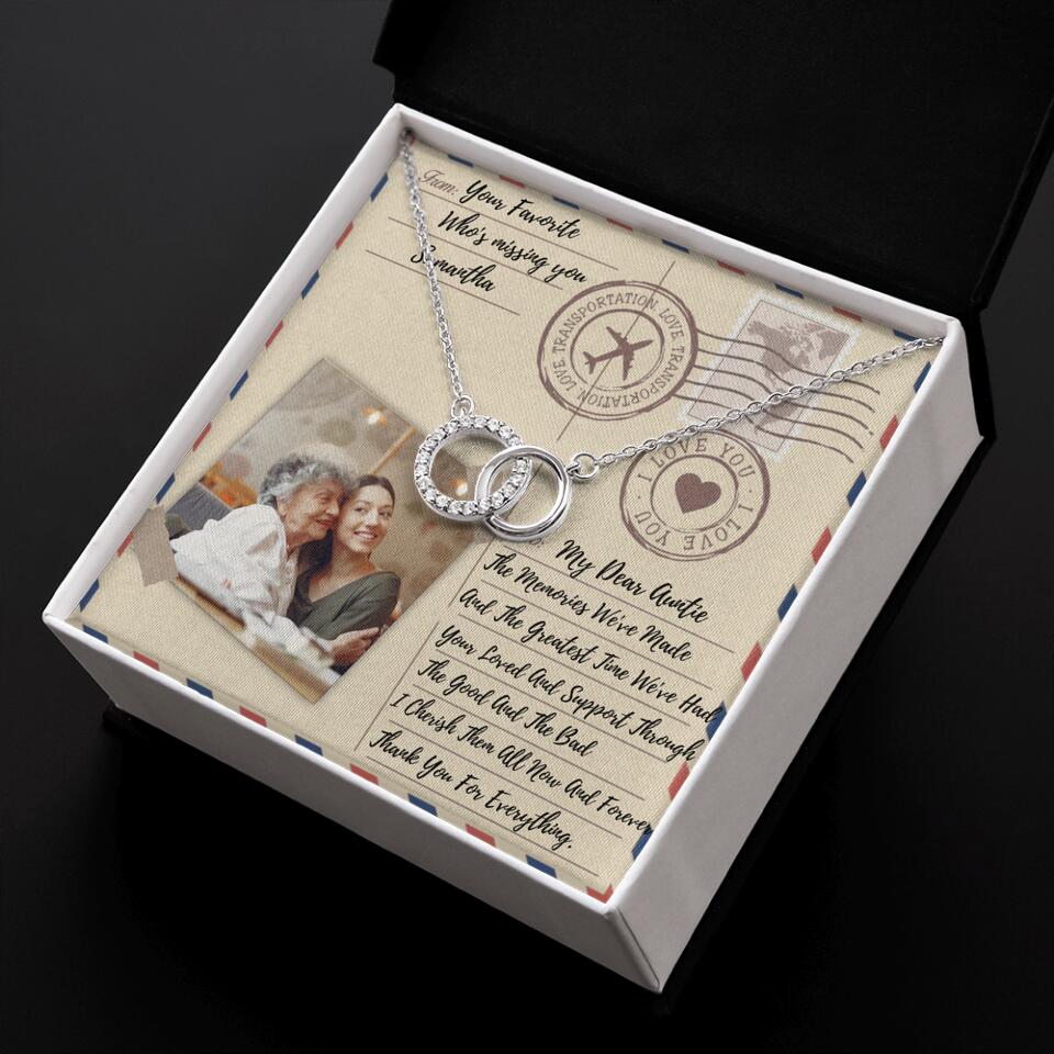 The Letter The Memories We've Made Custom Necklace Gifts For Mom Grandma Aunt - Image 4