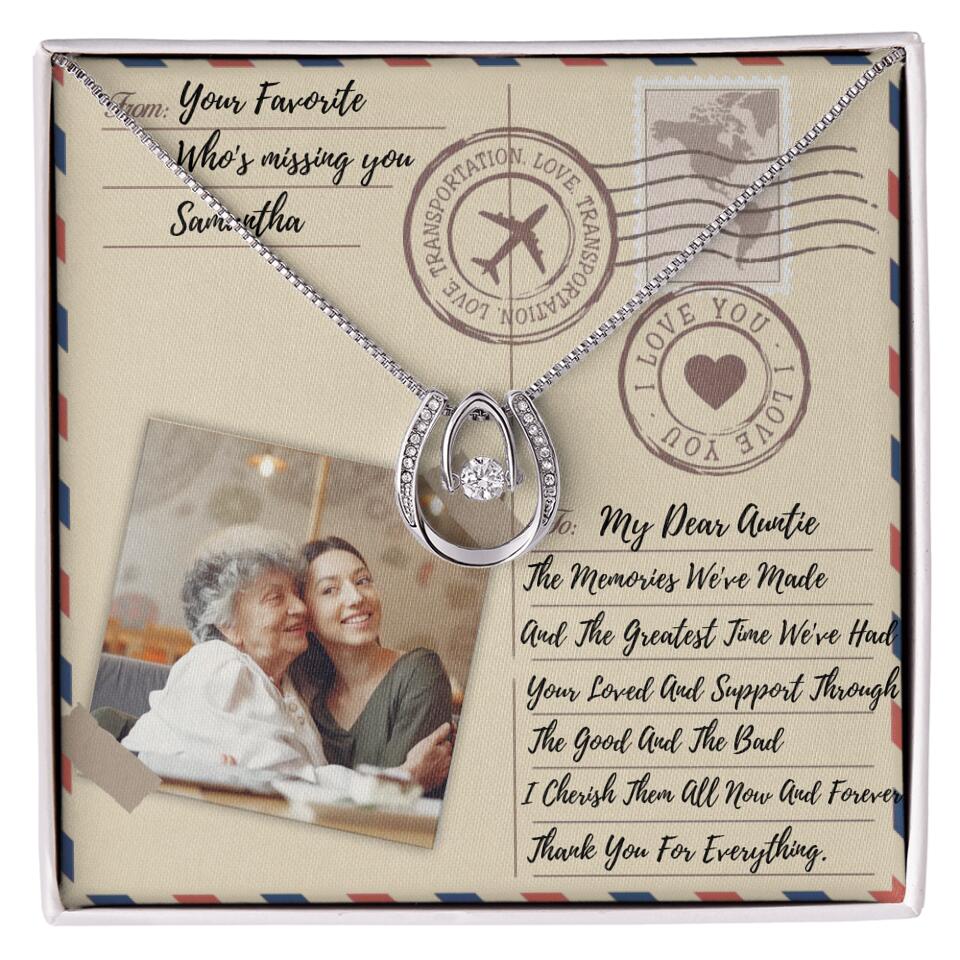 The Letter The Memories We've Made Custom Necklace Gifts For Mom Grandma Aunt - Image 41