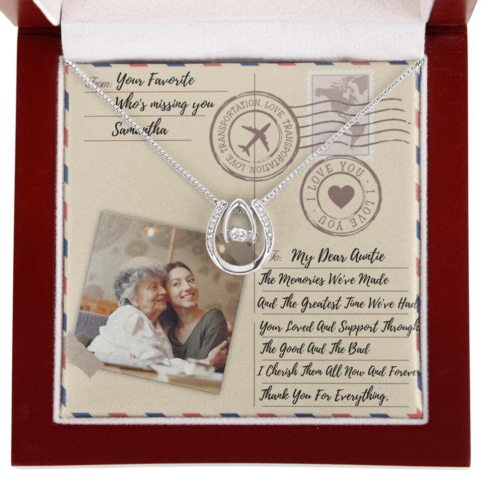 The Letter The Memories We've Made Custom Necklace Gifts For Mom Grandma Aunt - Image 47