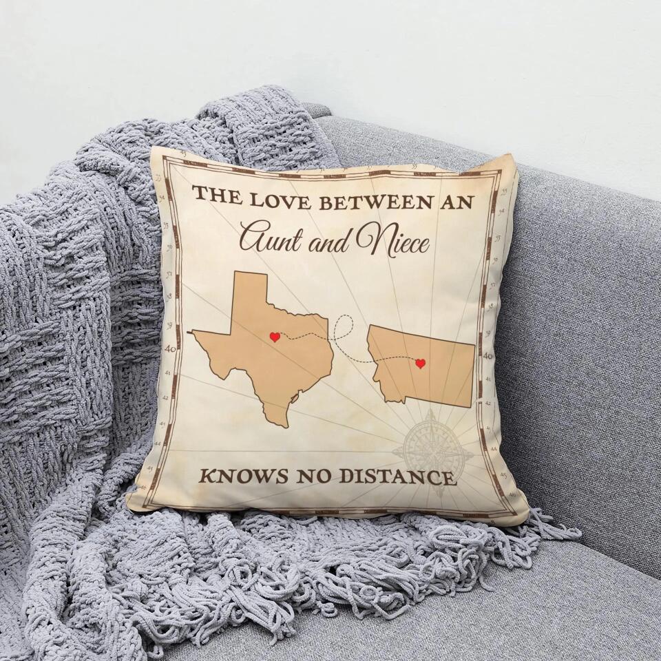 The Love Between An Aunt And Niece Knows No Distance-Best Personalized Pillow Gift For Him Her-209IHNTHPI617 - Image 4