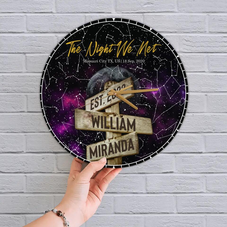 The Night We Met Night Star - Personalized Star Map - Best Gifts For Her Him Couples on Anniversary, Christmas, Valentine - Image 4
