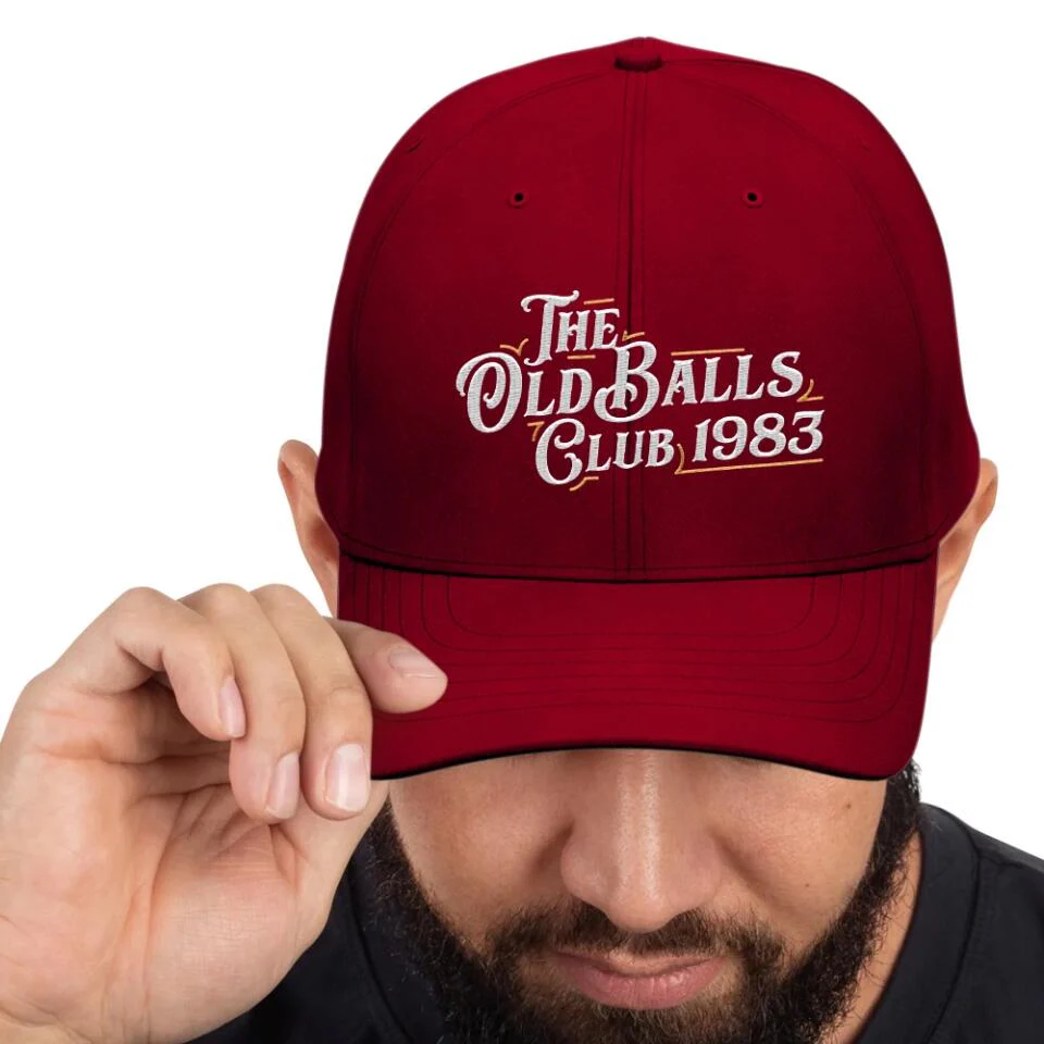 The Old Balls Club - Personalized Twill Cap - Image 10