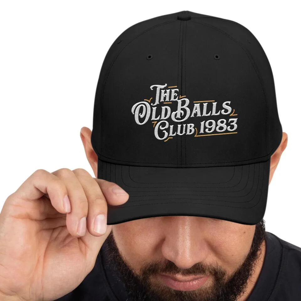 The Old Balls Club - Personalized Twill Cap - Image 9