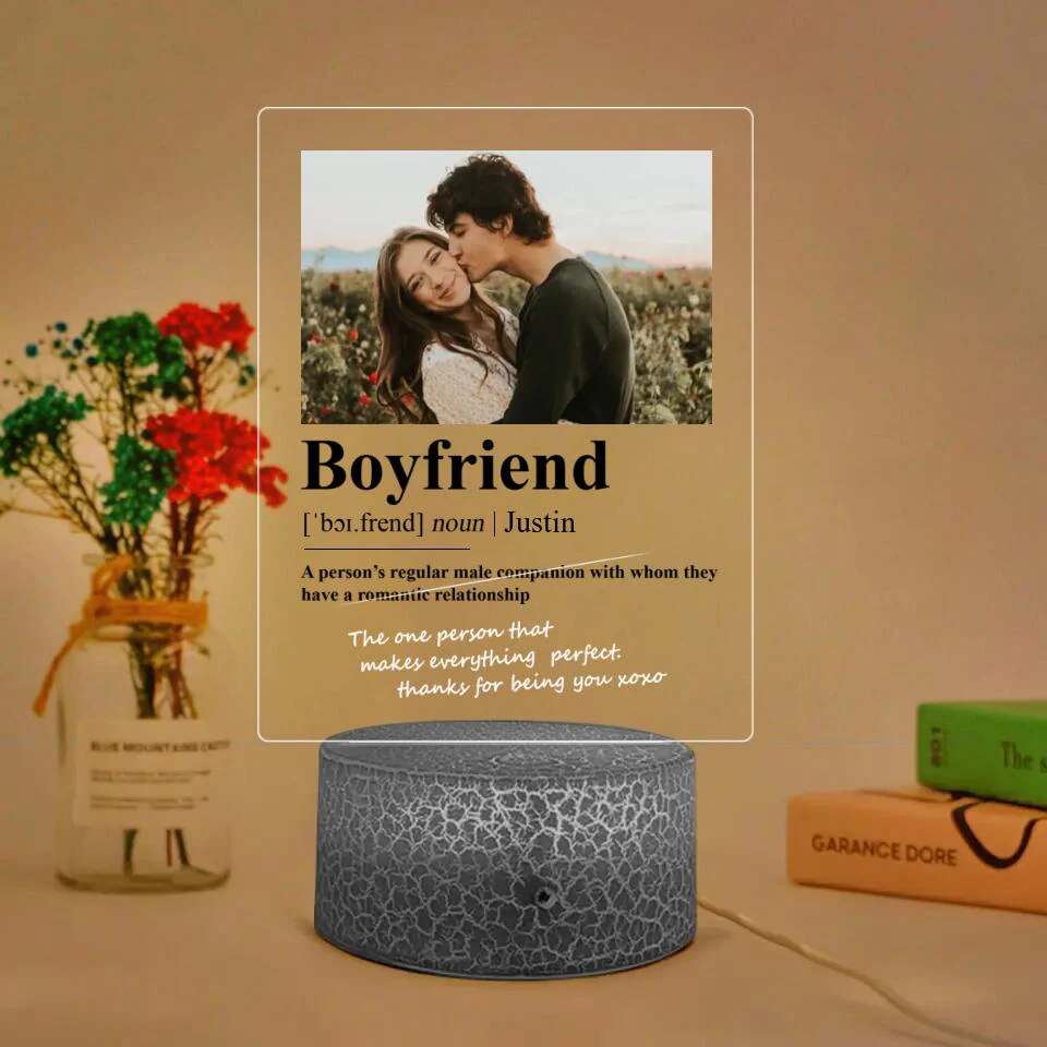 Personalized Valentine Gifts - The One Person That Makes Everything Perfect Thank You for Being You - Personalized 3d Led Light - Image 2