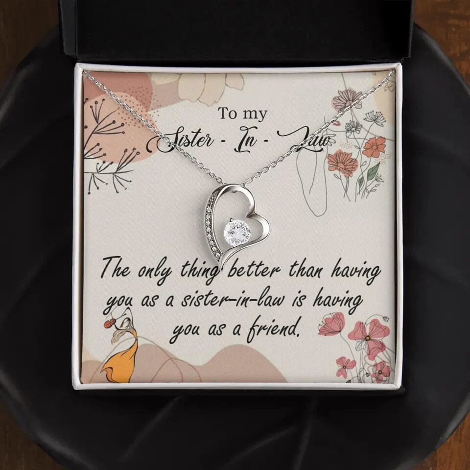 The Only Thing Better Having You as Sister - Necklace Jewelry - Best Gifts For Sister Sister-in-law On Birthdays Welcome - 301IHPVSJE153 - Image 2
