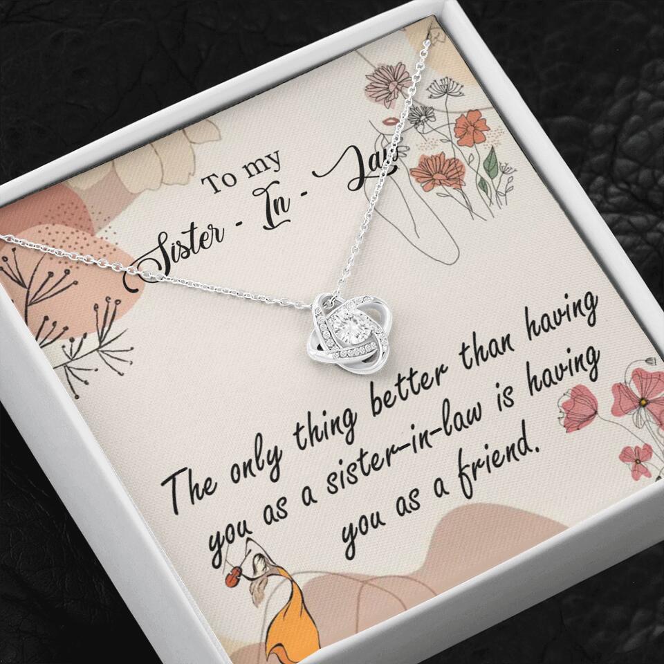 The Only Thing Better Having You as Sister - Necklace Jewelry - Best Gifts For Sister Sister-in-law On Birthdays Welcome - 301IHPVSJE153 - Image 20