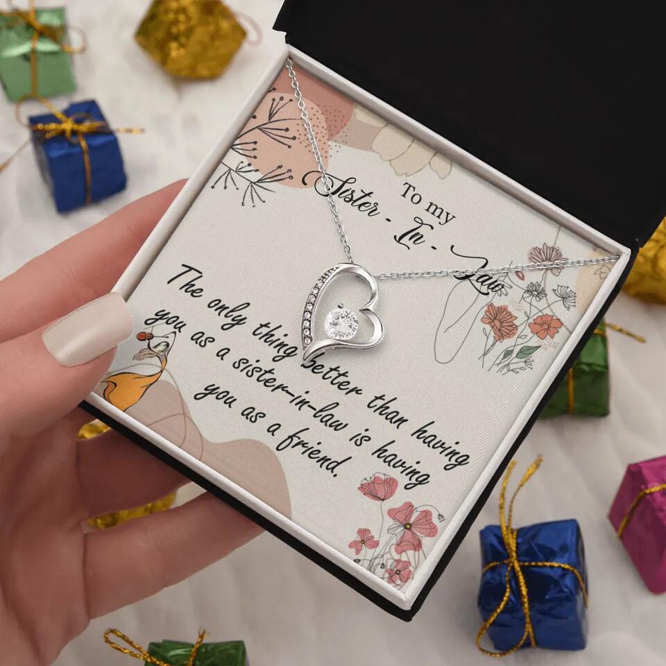 The Only Thing Better Having You as Sister - Necklace Jewelry - Best Gifts For Sister Sister-in-law On Birthdays Welcome - 301IHPVSJE153 - Image 3