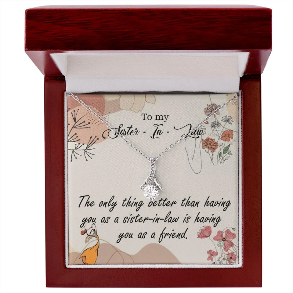 The Only Thing Better Having You as Sister - Necklace Jewelry - Best Gifts For Sister Sister-in-law On Birthdays Welcome - 301IHPVSJE153 - Image 33