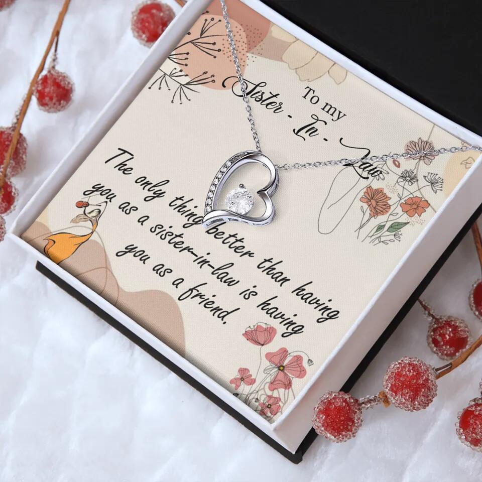 The Only Thing Better Having You as Sister - Necklace Jewelry - Best Gifts For Sister Sister-in-law On Birthdays Welcome - 301IHPVSJE153 - Image 4